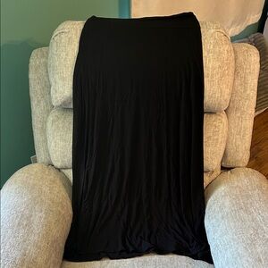 Chic Black Maxi Skirt